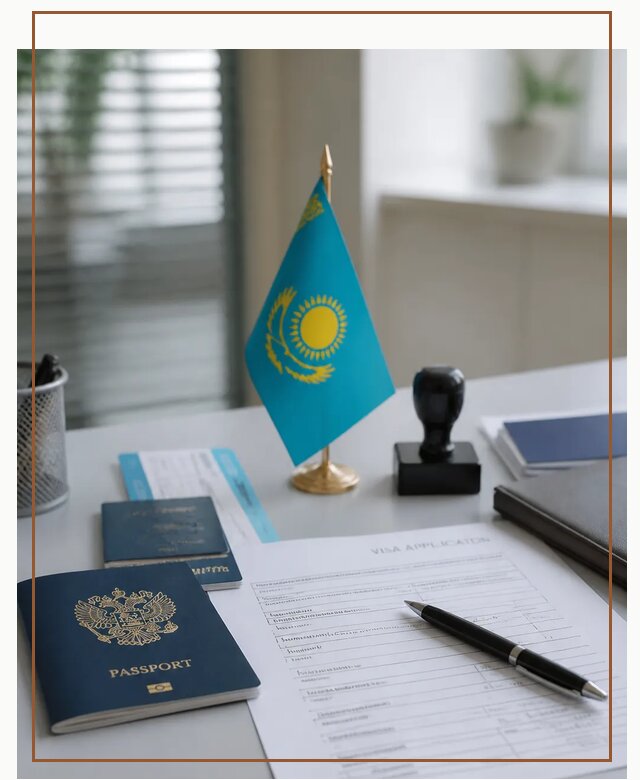 Оформление визы в Казахстан для поездки и работы в Сергиеве Посаде