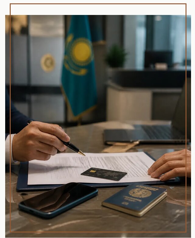 Открытие счета и банковской карты в Казахстане в Сергиеве Посаде